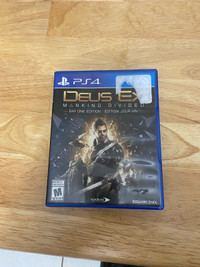 Deus ex: Mankind divided PS4