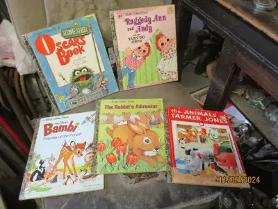 1970s - 1980s LITTLE GOLDEN BOOKS $2.00 EA. LARGE ASSORTMENT, View more