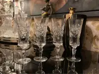 Set de 4 flûtes à champagne cristal pinwheel