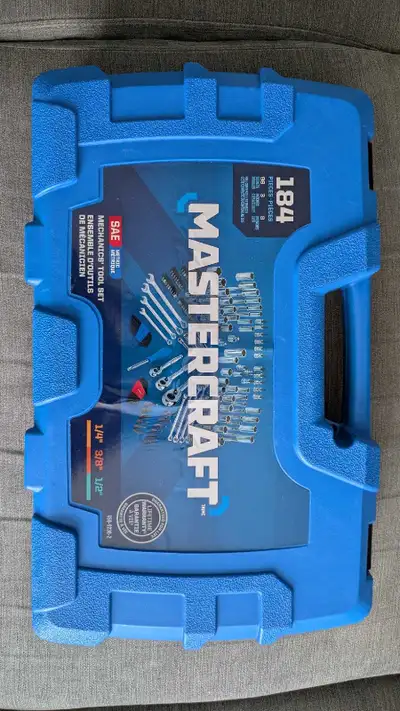 184 Mastercraft mech tool set , View more