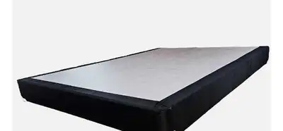 Split Boxspring black fabric, View more