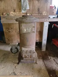 Small Vintage Cast Iron Wood Stove