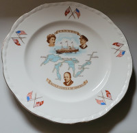 Vintage Alfred Meakin 10" Plate To Commemorate