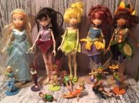 Beautiful Fairy Dolls from Disneys Movie “FAIRIES“&Mini Figures 