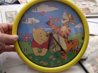 DISNEY WINNIE THE POOH AND TIGGER  Quartz Wall Clock, View more