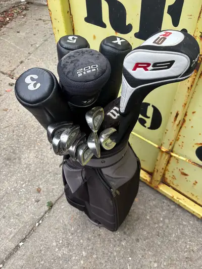 senior flex golf clubs and bag right , View more