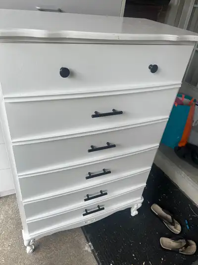 white drawers chest , View more