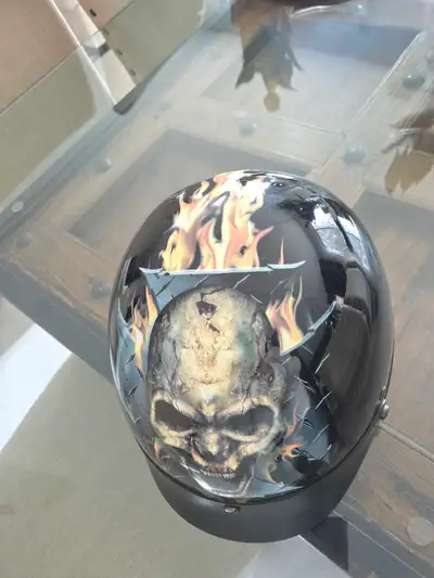 DESIGNED HELMET FOR MOTORCYCLE