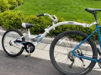 Tag along bike foldable WeeRide Co-Pilot, like new condition