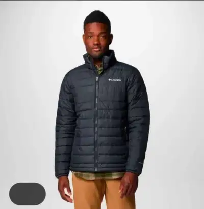 Columbia Mens Black Powder Lite Jacket XL - Brand New, View more