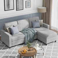 Grey Sofa With Chaise City of Montréal Greater Montréal Preview