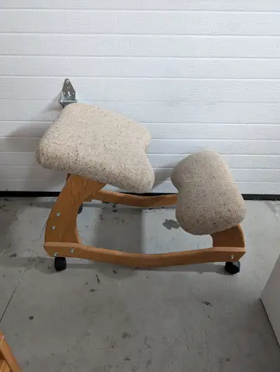 Kneeling Chair with Solid Wood Frame - Excellent Condition, View more
