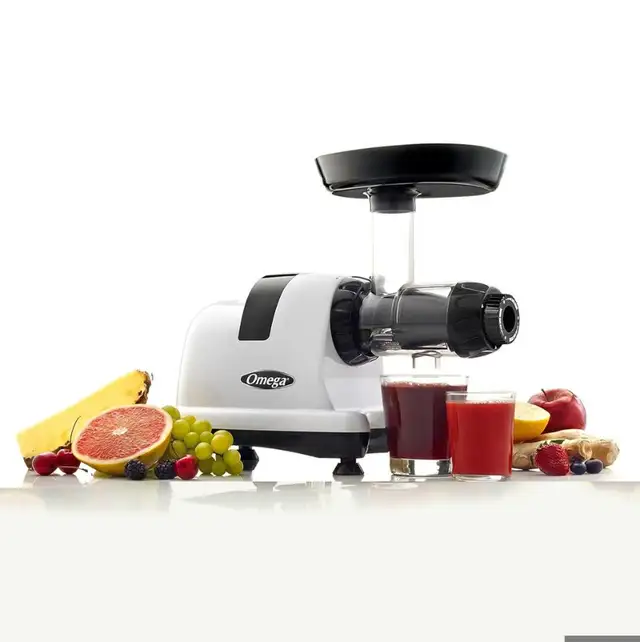 Omega J8006HDS Nutrition Quiet Dual-Stage Masticating Juicer in Processors, Blenders & Juicers in Cambridge - Image 8
