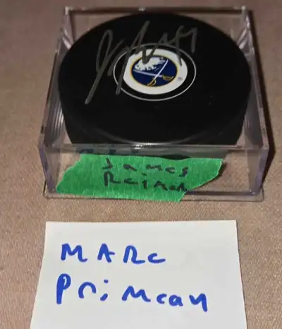 James Reimer signed items Whalers Hurricanes Sabres Hockey, View more