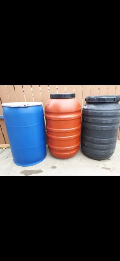 Wanted Removable Lid Plastic Barrels. Lever Ring Or Screw On/Off, View more