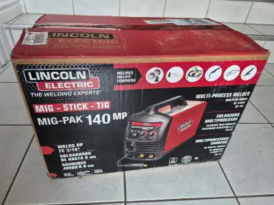NEW Lincoln Electric MIG-Pak 140 120V Welder K3821, View more