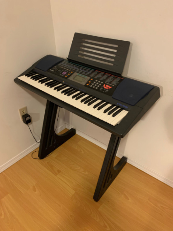 Casio CTK-501 electronic keyboard with stand in Pianos & Keyboards in Prince George