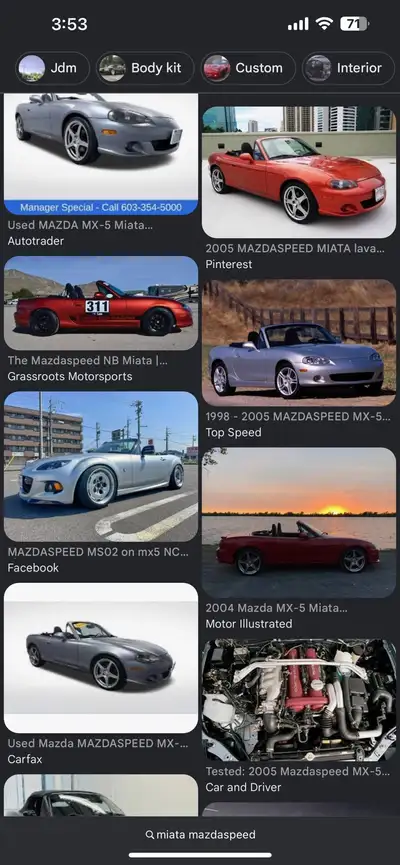 Looking for a mazdaspeed miata or regular miata na nb nc or eunos any condition ab or bc If you have...