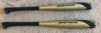 Pair of Axe Avenge tee ball bats 25” 14 oz