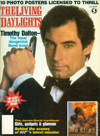 James Bond 007: The Living Daylights poster magazine