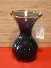 Blenko Blue Glass Handmade Vase