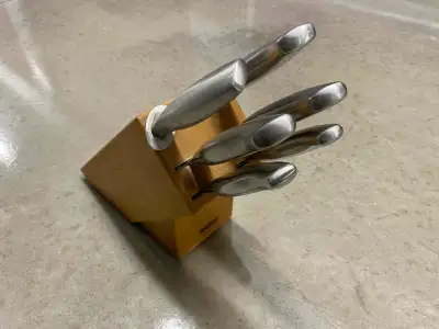Knife set with block, View more