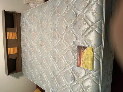 2 Double beds , mattress, box spring, headboard and frame. Can be sold with or without headboard. $5...