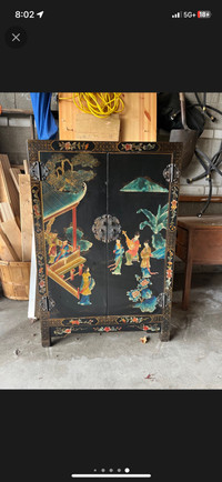 Antique oriental dresser