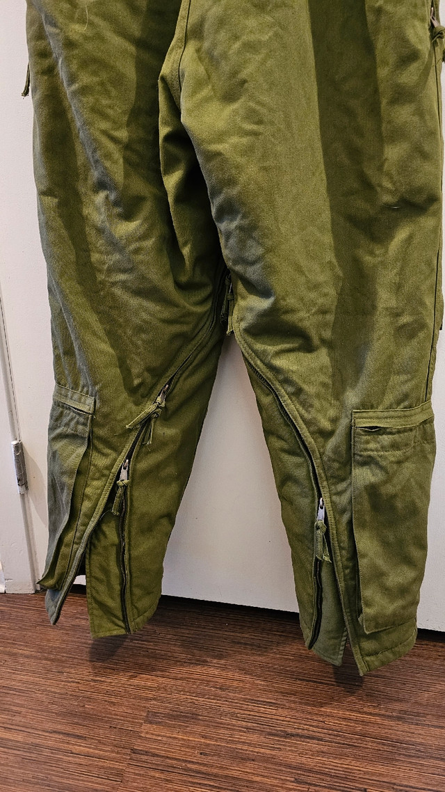 Canadian military insulated flight suit bibs FR  in Men's in Edmonton - Image 2