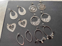 Lot de 10 paires de boucles d'oreilles