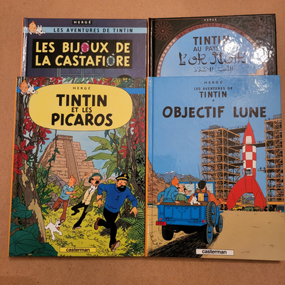 4 Tintin petit format, View more