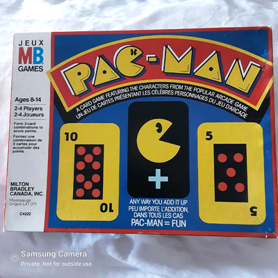 Pac-Man Card Game 1980 Milton Bradley Midway Canada C4222, View more