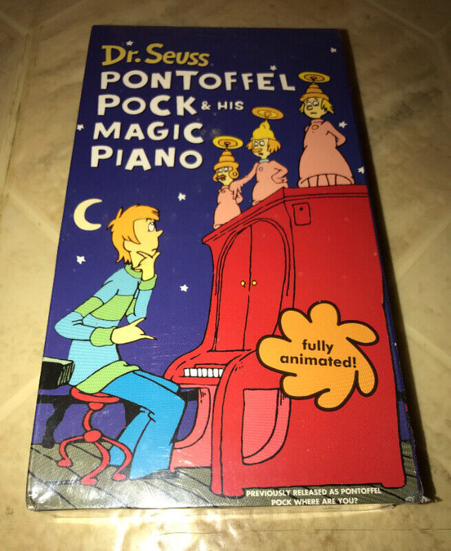 Dr. Seuss PONTOFFEL POCK and his MAGIC PIANO VHS ~ NEW SEALED in CDs, DVDs & Blu-ray in St. Catharines