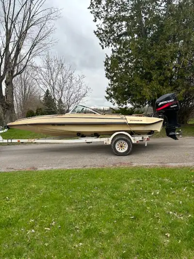 1986 20 foot Hydrostream Voyager bowrider. Transom, core, stringers, and floor professionally replac...