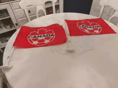 soccer Canada car flags 15$each , View more