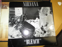 Nirvana Bleach white vinyl original pressing rare!