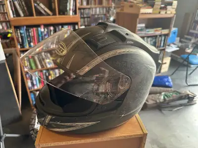 Nice helmet it’s XXL and I’ve hardly used it since I bought it. Thanks for looking