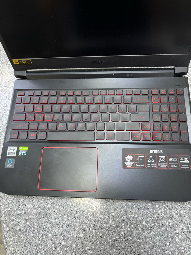 Acer Nitro 5 Laptop I5 10T 2.5Ghz 24Gb 256SSD RTX3050 in Laptops in Oshawa / Durham Region - Image 2