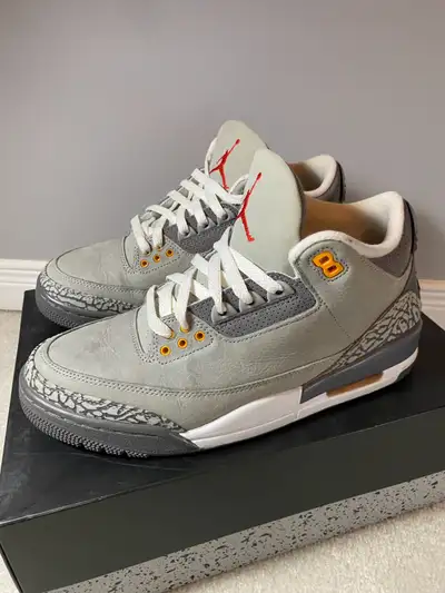 Jordan 3 Cool Grey - sz 9, View more