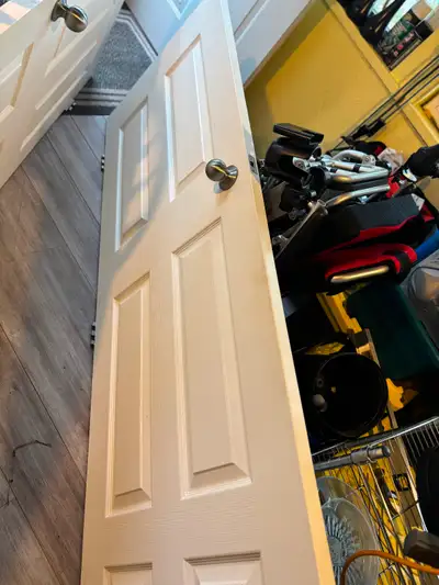 Taken down from closets excellent condition - no need for them 28 inches wide