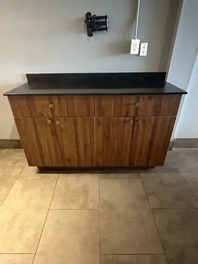 side board / buffet with stone top, View more