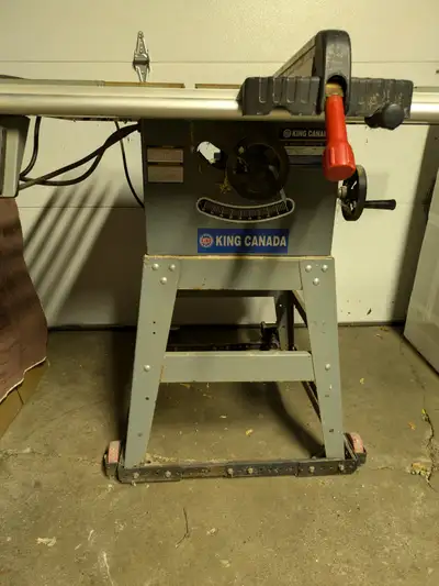 King Canada 10" contractor table saw, View more