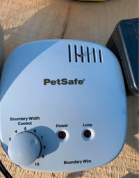 Pet safe in ground fence   and litter box 