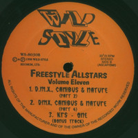 Various ‎– Freestyle Allstars - Vol 11 JayZ, KRS,DMX12" EP Vinyl