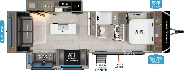 2023 Grand Design Imagine 2970RL in Travel Trailers & Campers in Regina - Image 5