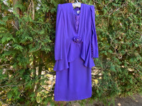 Beautiful purple special occasion dress.