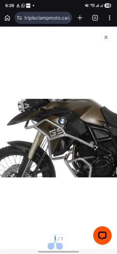 Reliable protection of important motorcycle parts Suits the appearance of the motorcycle Condition:...