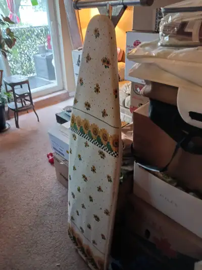 Full size ironing board with cover