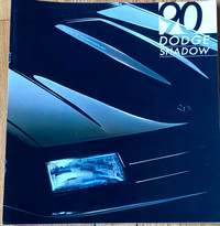 1990 DODGE SHADOW AUTO BROCHURE FOR SALE