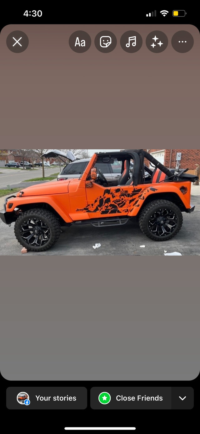 Jeep tj wrangler  in Classic Cars in Mississauga / Peel Region